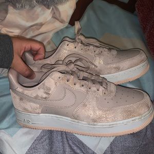 Light pink AIR FORCES